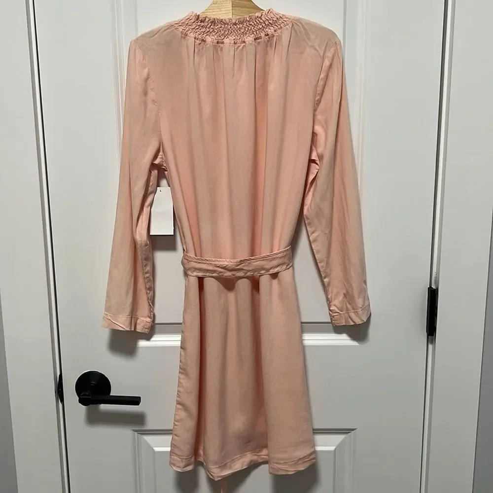 NWT Chelsea & Violet Girls Dress Long Sleeves Smocked Neck Belted Dress size 12 - Picture 5 of 5